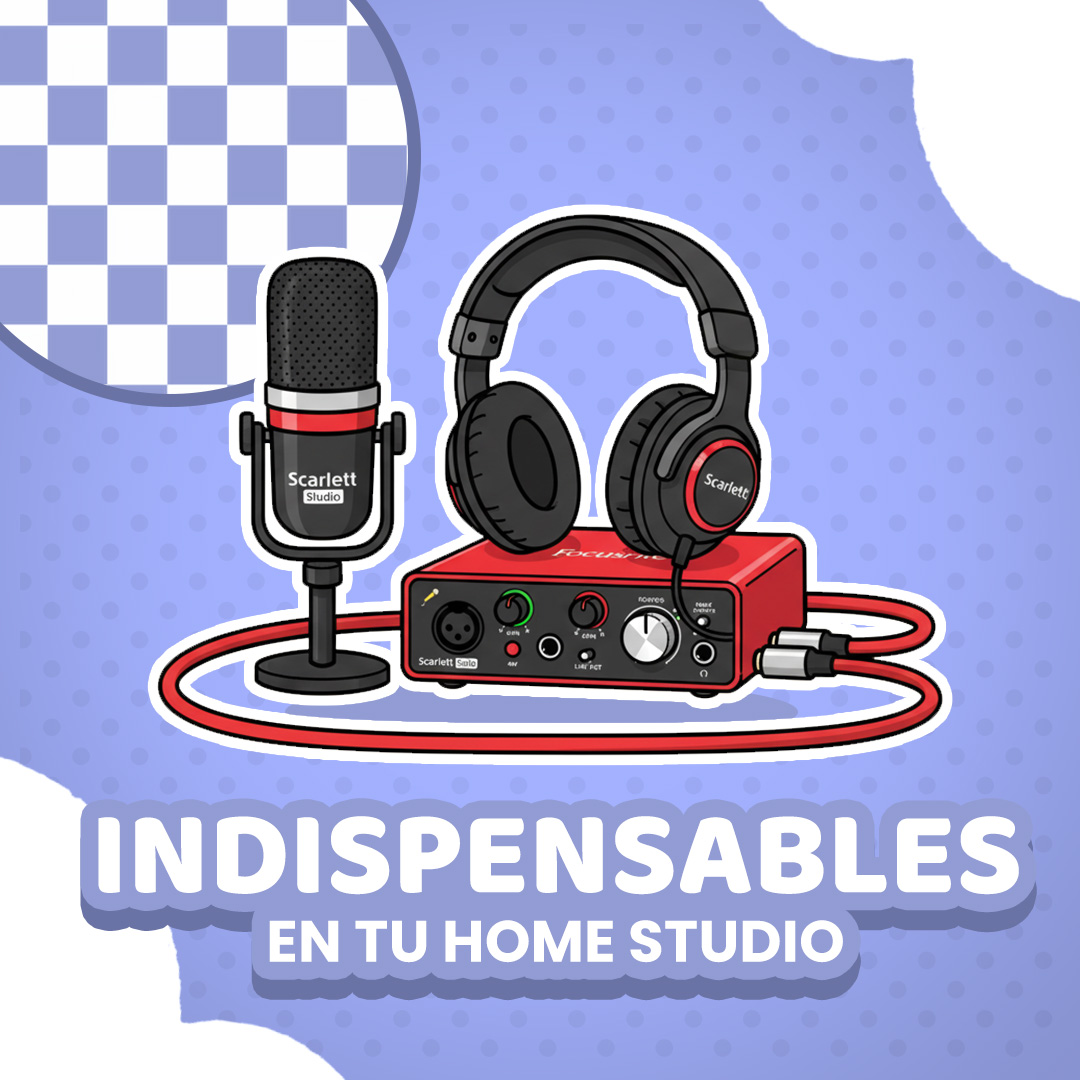 COSAS QUE NO PUEDEN FALTAR EN TU HOME STUDIO